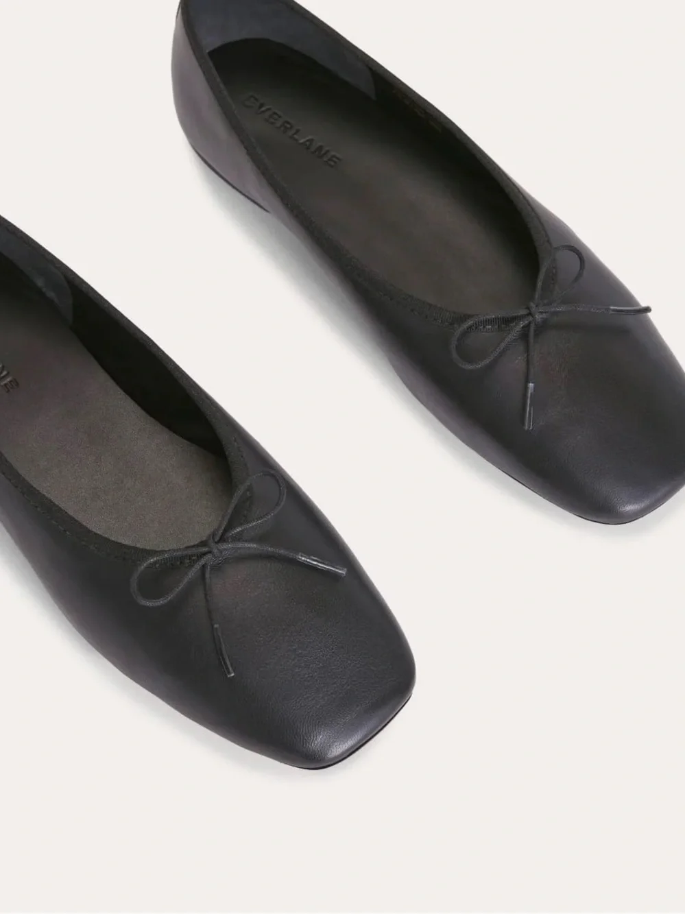 Everlane Day Glove Flat Black Leather Ballet Slip On Size 10.5 NWOB Chic - Picture 3 of 10